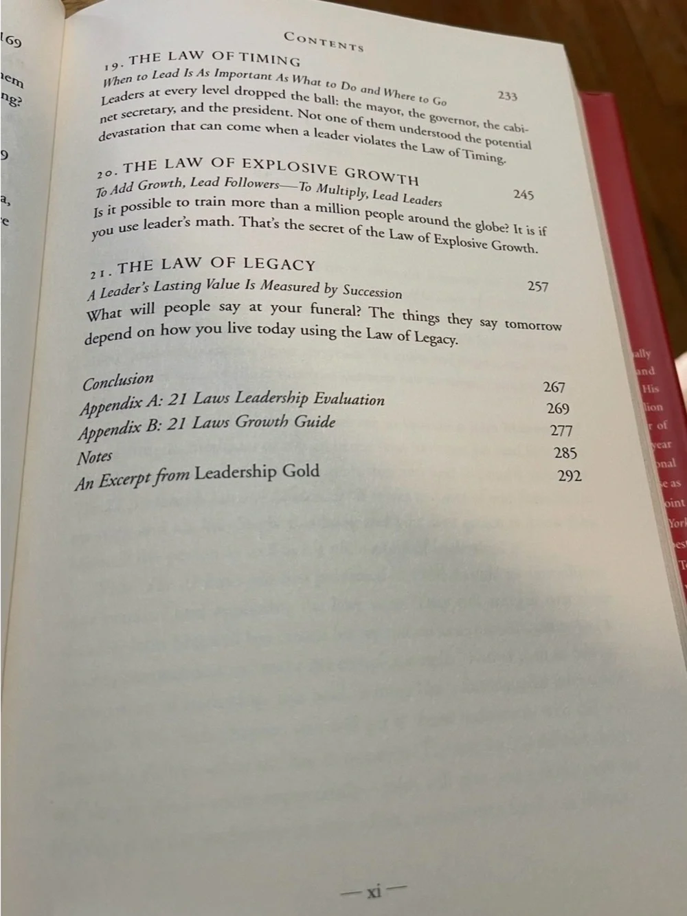 The 21 Irrefutable Laws Of Leadership by John C Maxwell